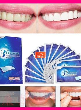 14Pcs/7Pair 3D Teeth Whitening Stripes Teeth Bleaching Tool