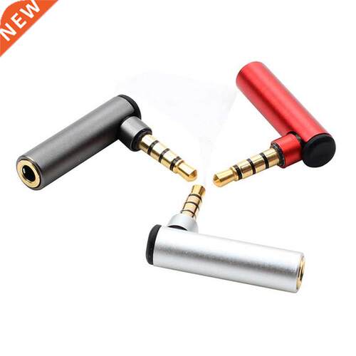 3.5mm Male to Female 90 Degree Right Angled Adapter Convert