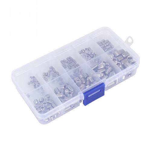 200Pcs Multi-size Hex Socket Hex Set Screw Cup M3 M4 M5 M6