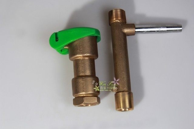 1寸DN25内螺纹铜快速取水阀 内丝铜取水阀 方便体/取水栓/取水器