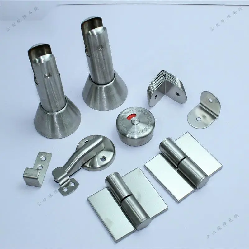 家装建材酒店隔断五金配件 不锈钢支架组合配件 卫浴套装连接件