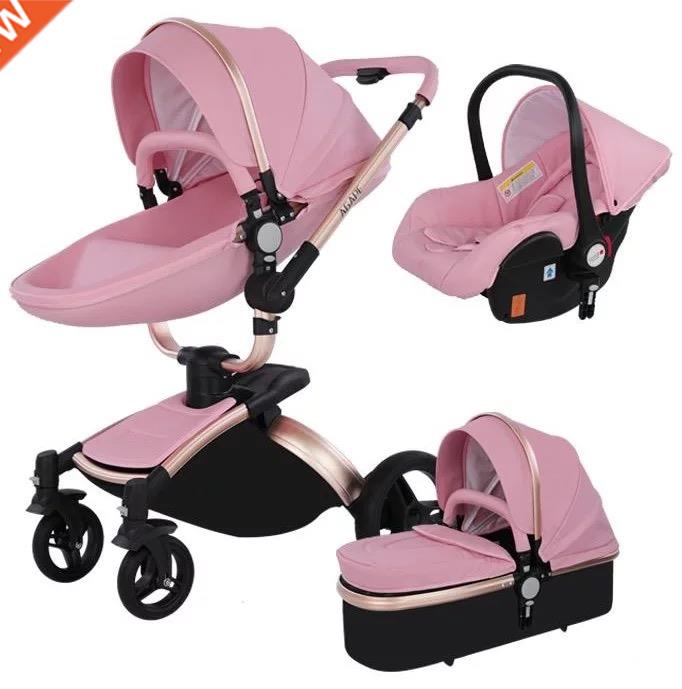 new high baby stoller 3 in 1 baby pram high landscape fold p
