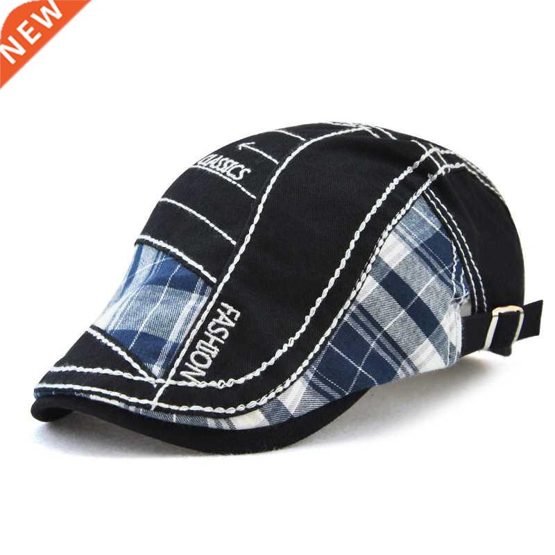 JAMONT 100% Cotton Casual Beret Visor Caps for Men Women Spr