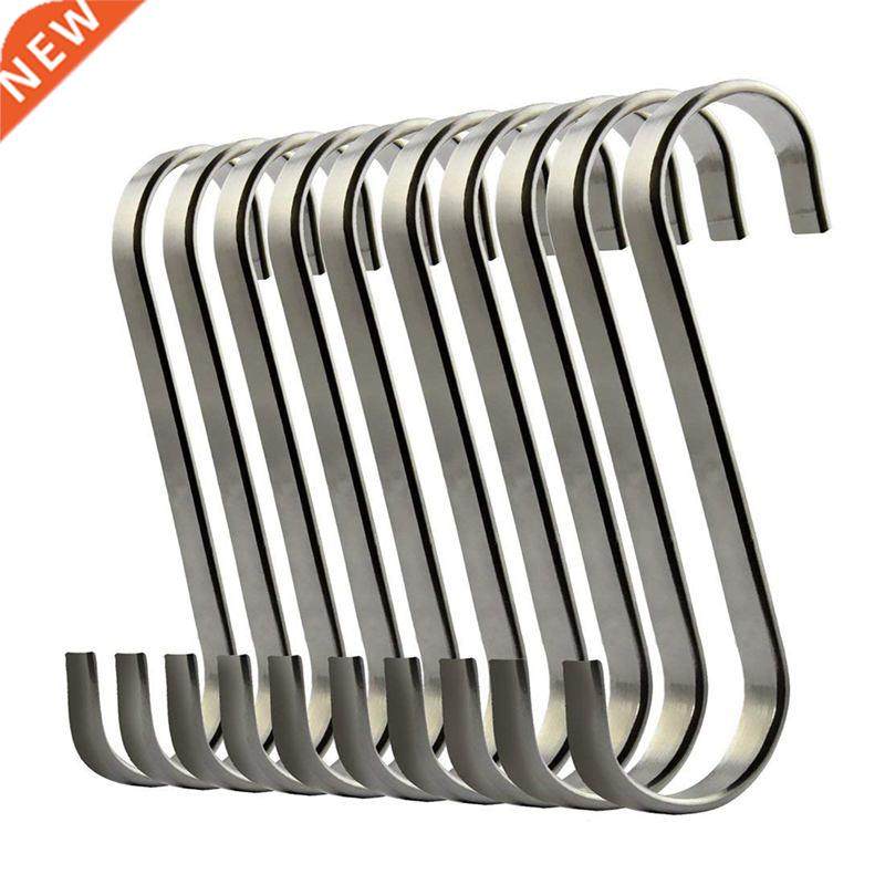 set of 10 s stainless steel suspension hooks for kitchen coo