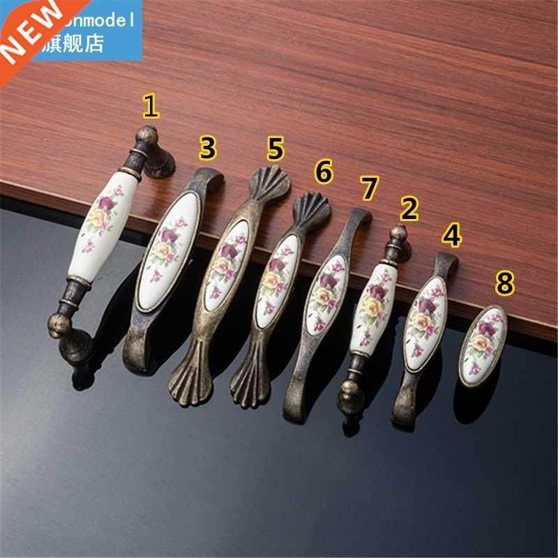 white ceramic cabinet door handles for furniture accessories