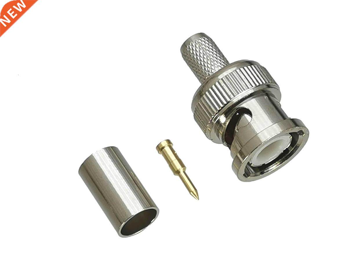 1pcs connector bnc male plug crimp for rg8x rg-8x lmr240 cab