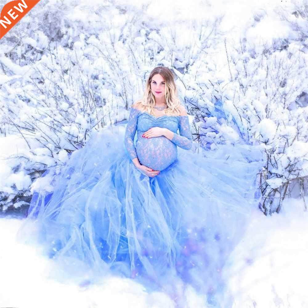 lace maternity dresses for photo shoot long sve baby show