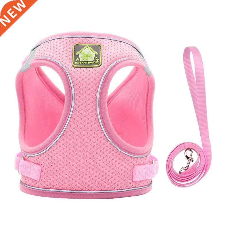 nylon mesh puppy cat harnesses vest reflective dog harness a