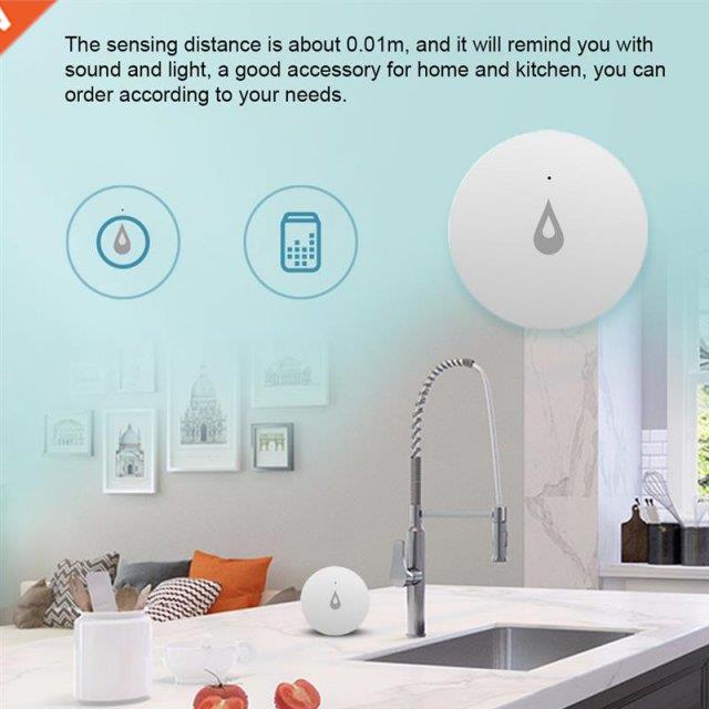 Tuya IP68 Water Immersing Sensor Zigbee Flood Water Leak Sen