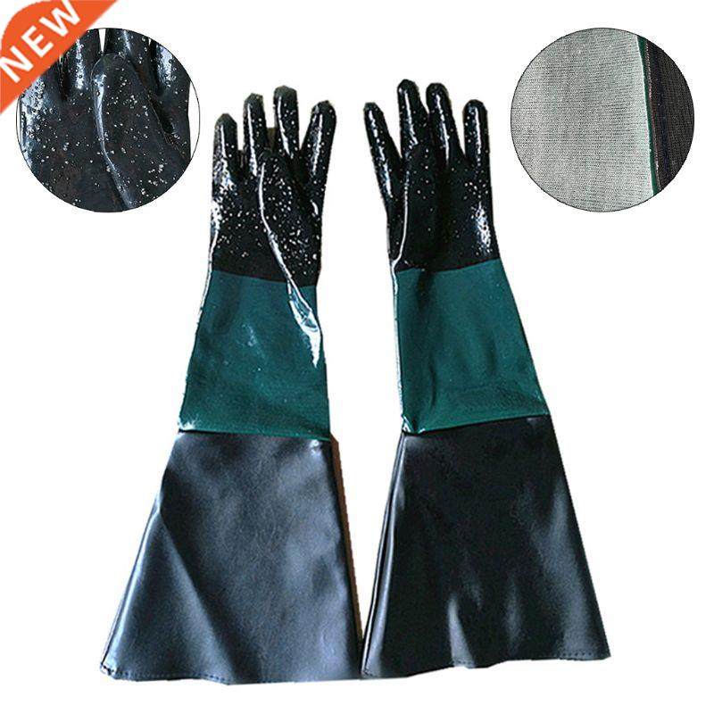 rubber sandblaster sand blast sandblasting gloves for sandbl