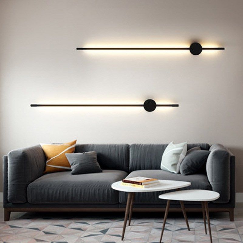 minimalist personality  led long wall lamp modern ni