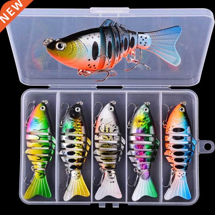 5pcs sinking wobbler set crankbaits fishing kit artificial b