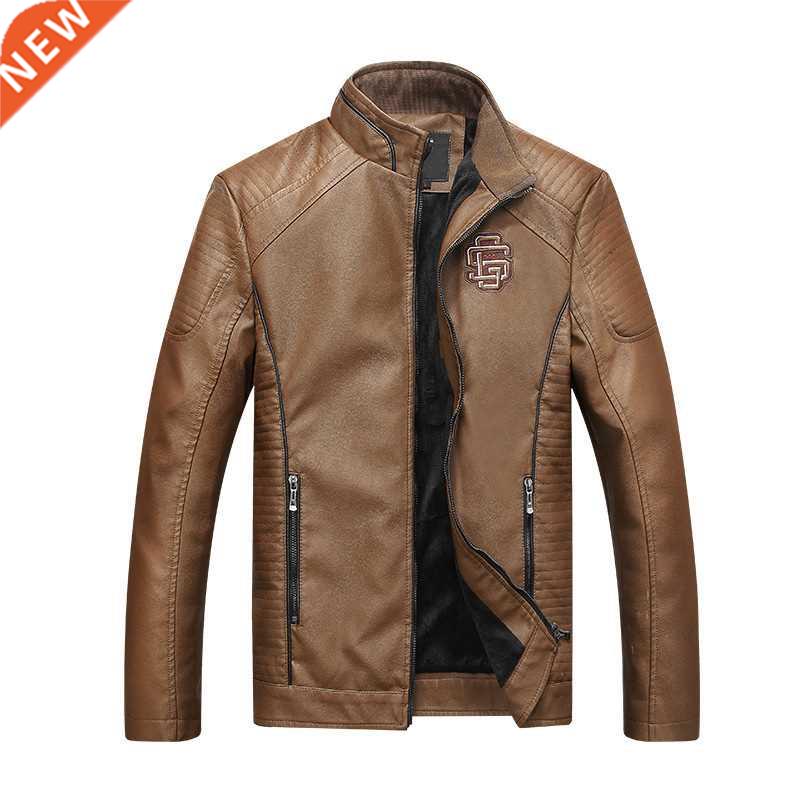 Men Autumn Faux 2021 New Jackets Men Leather Leather Suede M