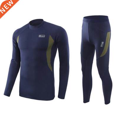 Top quality new thermal underwear men underwear sets compres