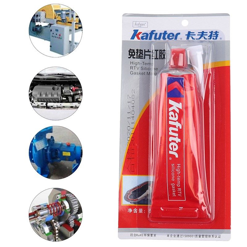 silicone sealant red glue oil resistant high temperature res