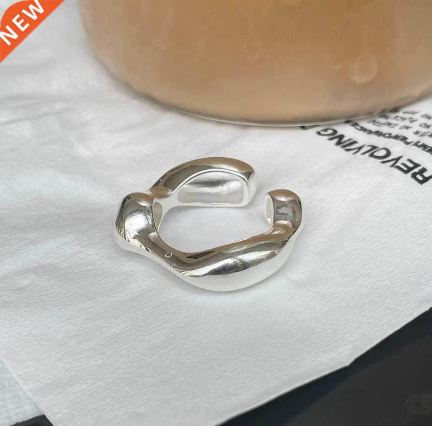 shanice new s925 sterling silver open ring wide open rings f