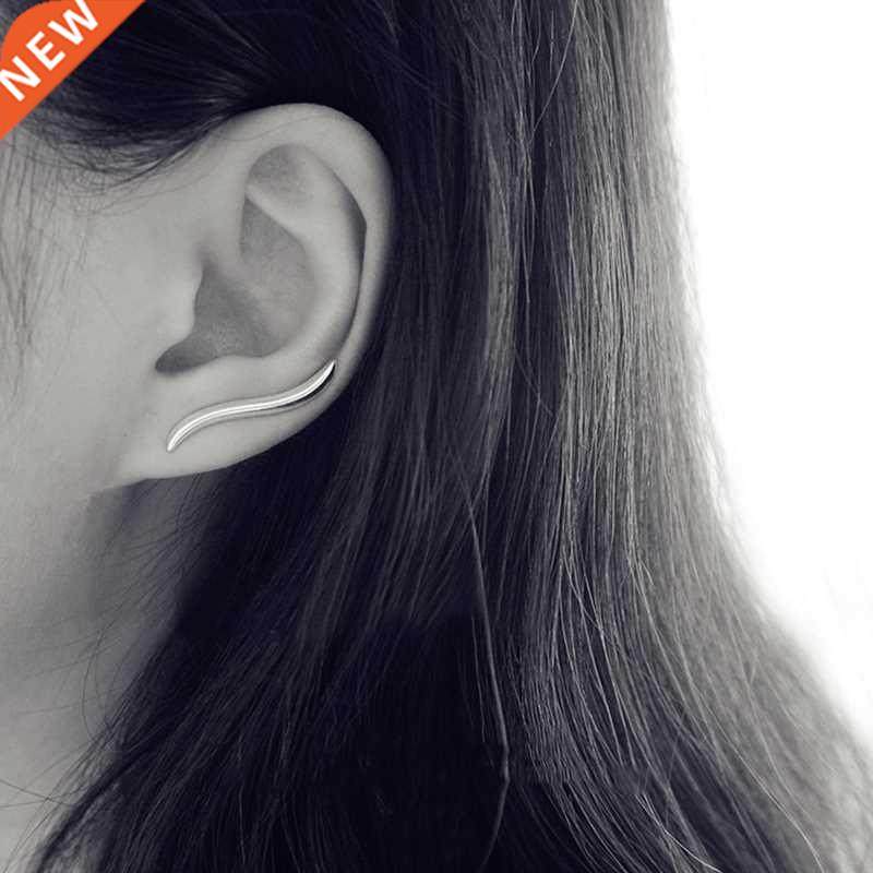 minimalist wavy simple curved thin cool aesthetic silver col