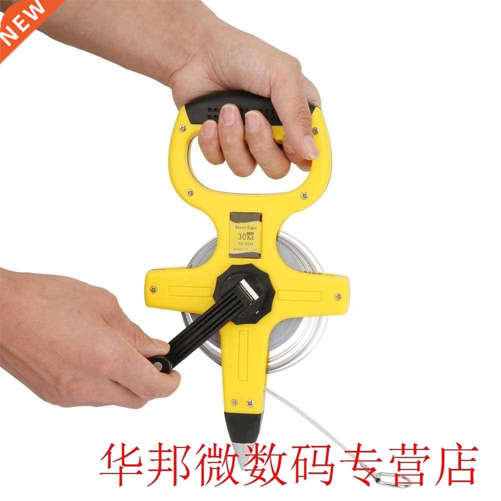 portable 30m open reel stanless steel tape measure measurn