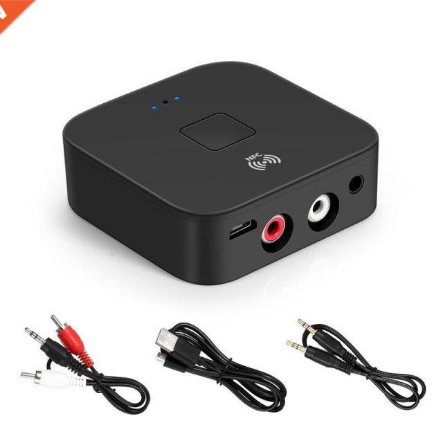 Wireless NFC 5.0 Receiver 3.5mm Jack Aux to 2 RCA Stereo Ad