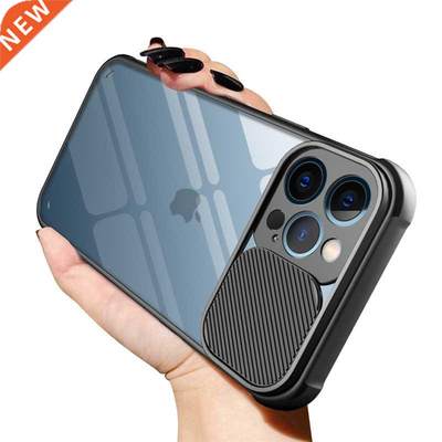 Slide Camera Lens Protection Case For iPhone 11 12 13 Mini P