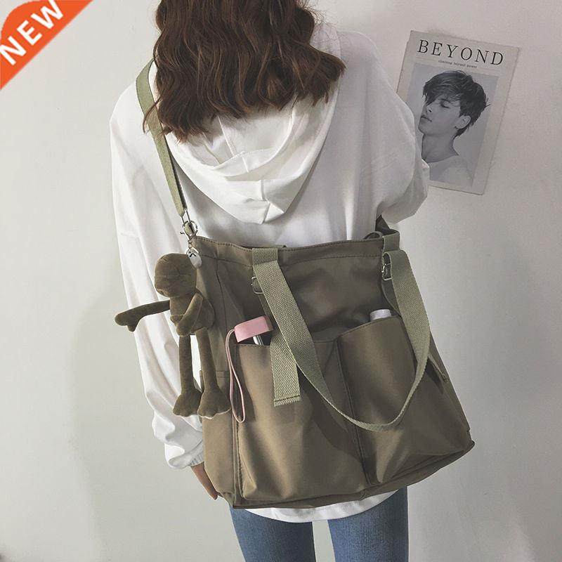 waterproof oxfo large capacity canvas girl shoulder hand b