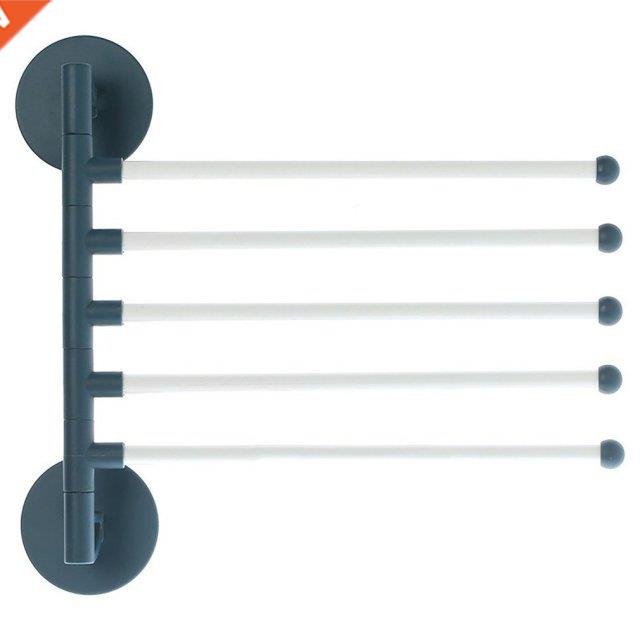 1pc Towel Rack Rotating Bath Rail Hanger Undefined Towel Hol-封面