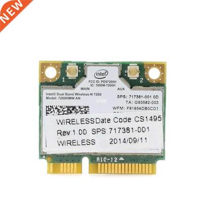 Wireless Card Dual and For Intel Wireless-N 7260 7260HMW AN