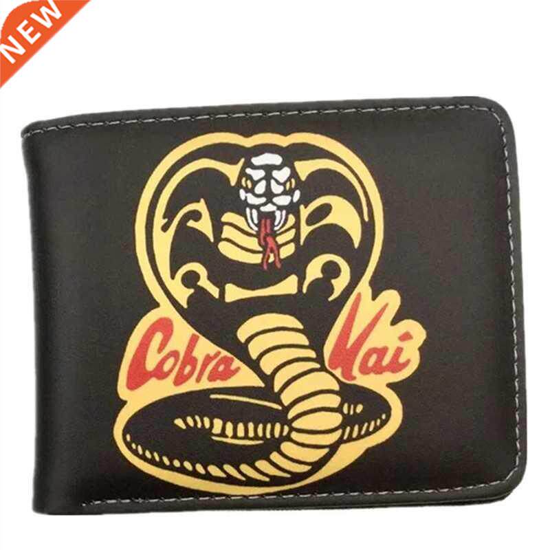 free shipping movie anime cartoon purse cobra kai pu leathe