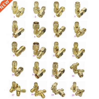 10Pcs SMA / RP-SMA to SMA / RPSMA Male plug Female jack Fo