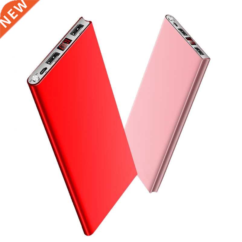 Super Slim 20000mAh Power Bank Portable Charger Ultra thin-封面