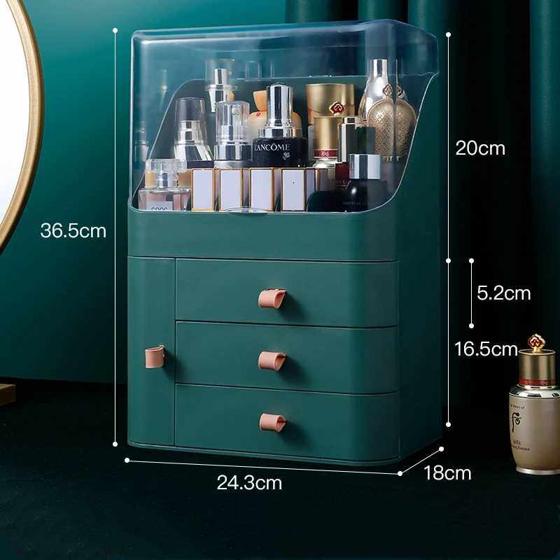 LARGE CAPACTY MAKEUP ORGANZER COSMETC STORAGE BOX DRAWER