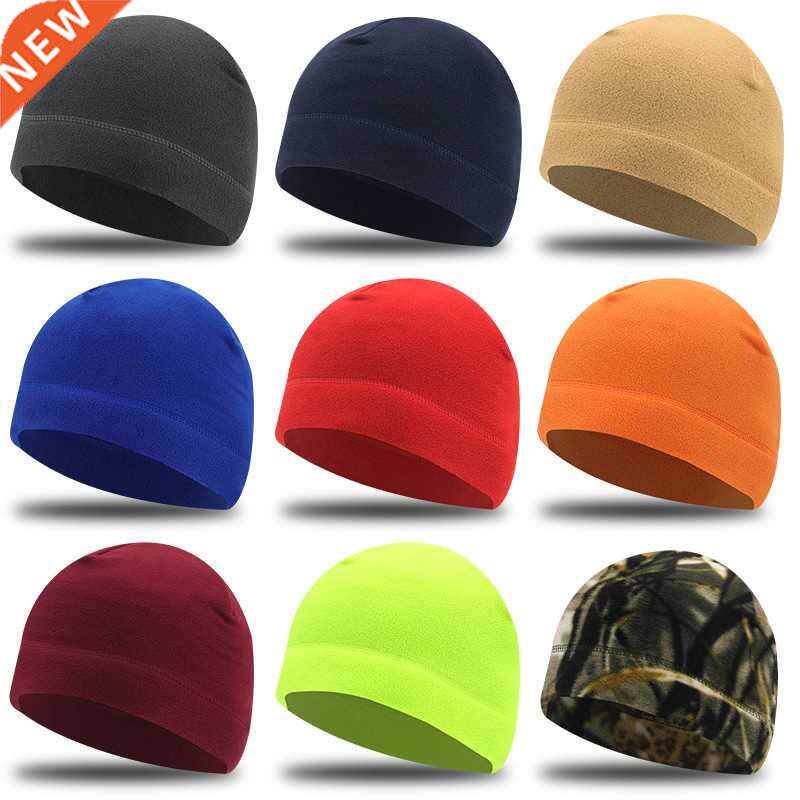 windproof women men par fleece warm beanie hat cap male la
