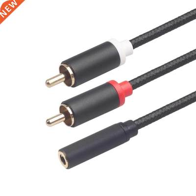 RCA Cable .5mm to 2rca Aux rca Jack .5 Audio Stereo Cable