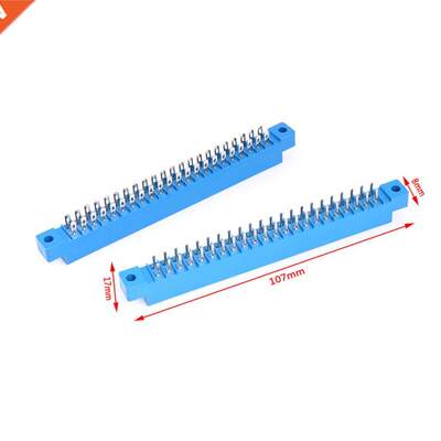 1pc PCB Card Edge Connector Dual 2 X 22 PIN 44 Pin .96mm Go