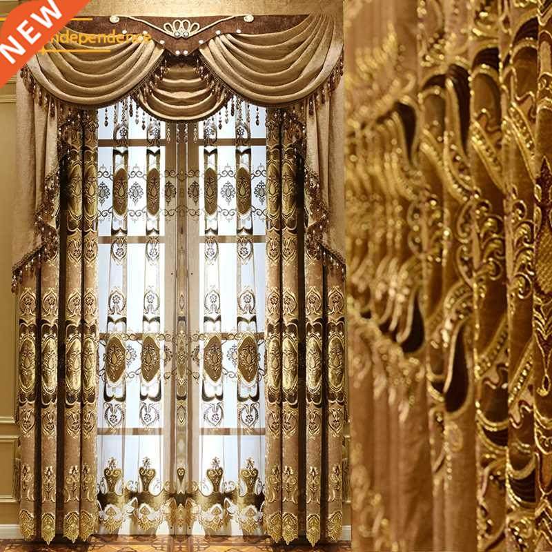 european style embroidered luxury palace curtains luxury thi