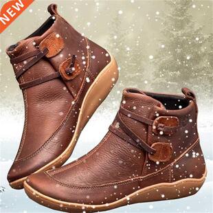 New Winter And Autumn Retro Fat British shoes Wind Boots Boo