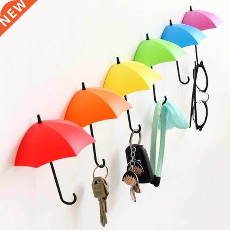 3pcs/lot umbrella shaped creative key hanger rack home decor