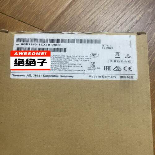 6GK7343-1CX10-0XEO，开封，成色几乎(议价）