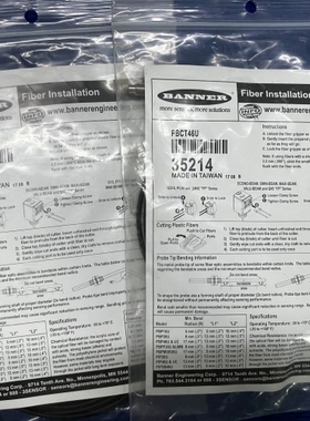 Banner邦纳 PBCT46U 35214光纤 正 议价