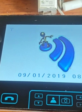 saful无线可视门铃显示屏，5寸大屏，带按键功能，开机显示 议价