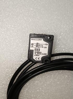 拆机二手巴鲁夫BOS0123镜面反射光电开关传感器 (议价）