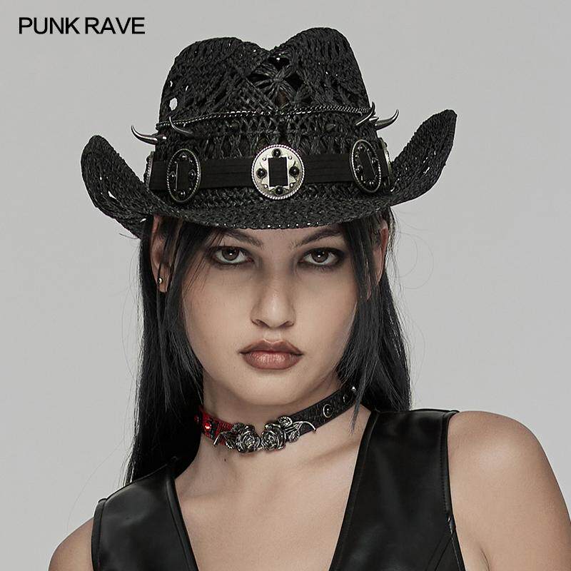 女装朋克牛仔帽PUNKRAVEpr个性