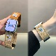适用苹果手表iwatch10 s11表带秋冬腊肠狗灯芯绒磁吸扣applewatch