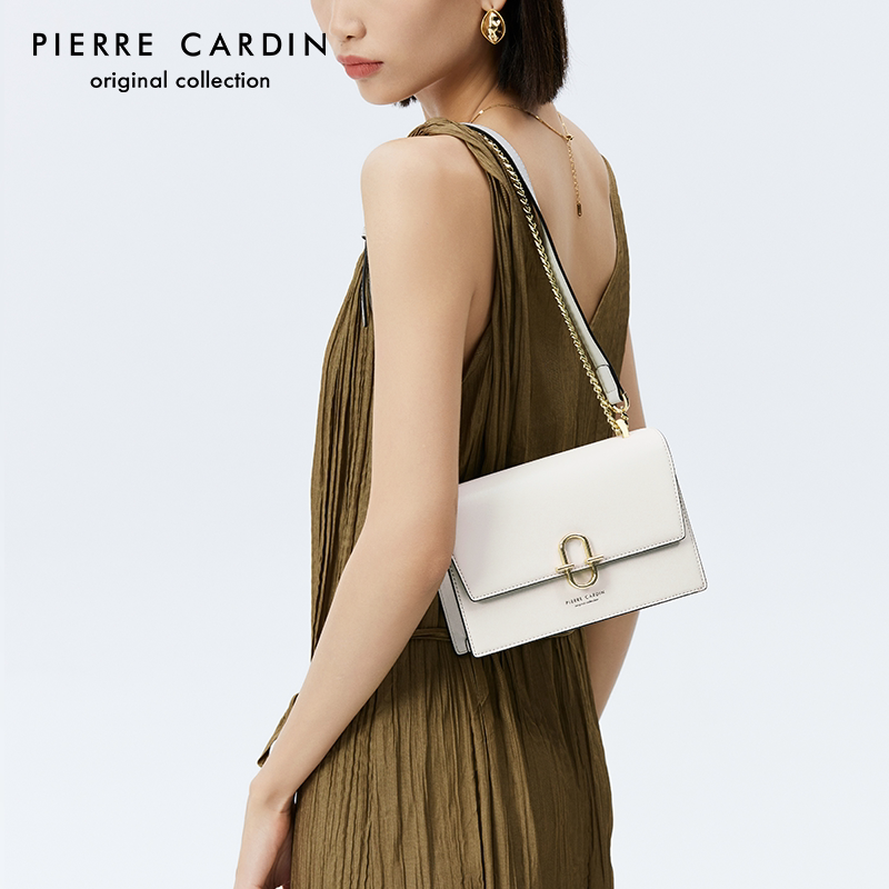 皮尔卡丹轻奢女包包高级感时尚百搭小方包送礼休闲简约单肩斜挎包