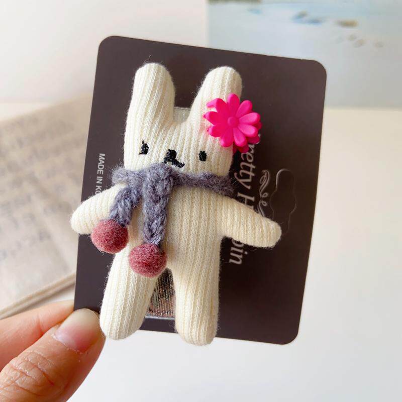 韩国进口可爱卡通小兔子发夹儿童发饰宝宝甜美侧边夹女童发卡头饰