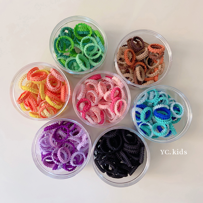 可爱女彩色基础发绳皮筋宝宝头绳