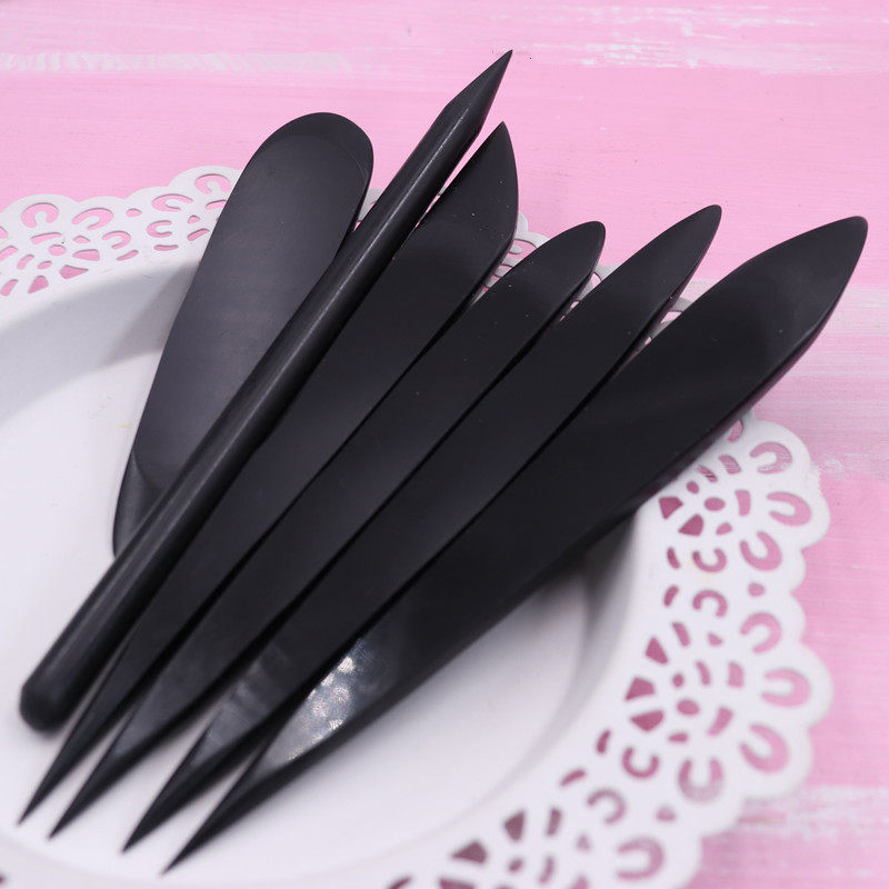 进口黑色 面塑工具软陶泥塑刀粘土手工diy进口亚克力打磨好免磨