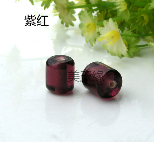 diy古法珠子圆柱形老琉璃