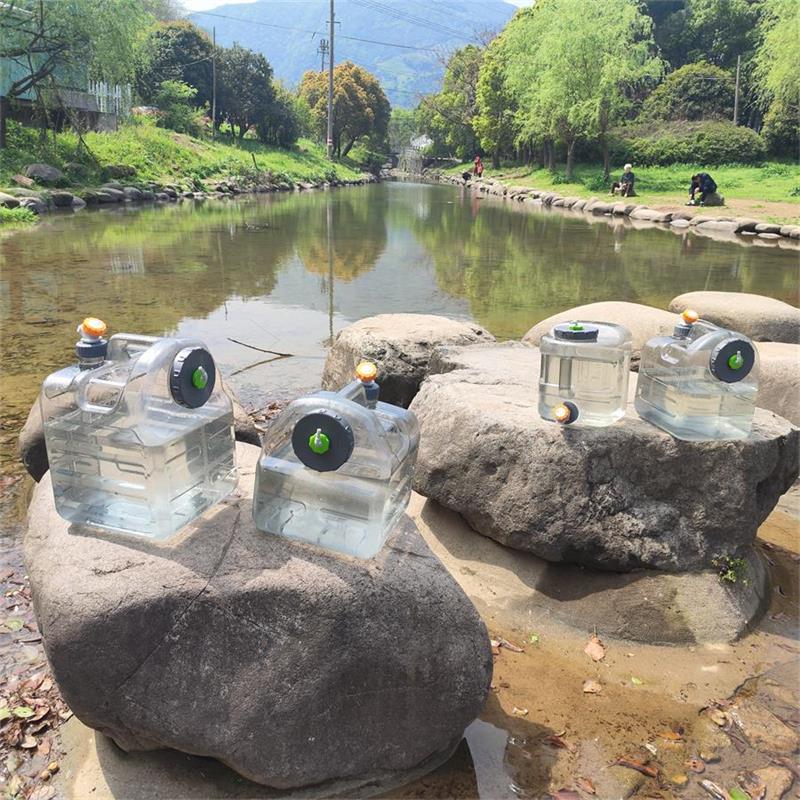 可拆洗家用户外多功能露营插管抽水带车载龙头打山泉纯净矿泉水桶