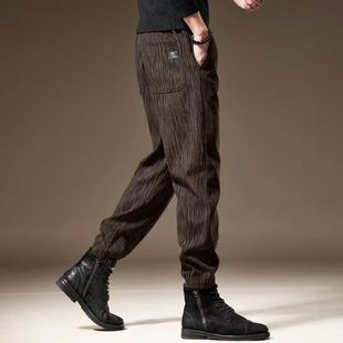 运动卫裤 清仓捡漏灯芯绒休闲裤 束脚工装 加绒宽松大码 子男秋冬新款